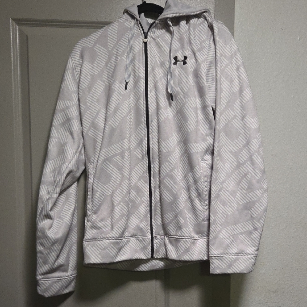 Under Armour Gray Patterned Jacket - image 1